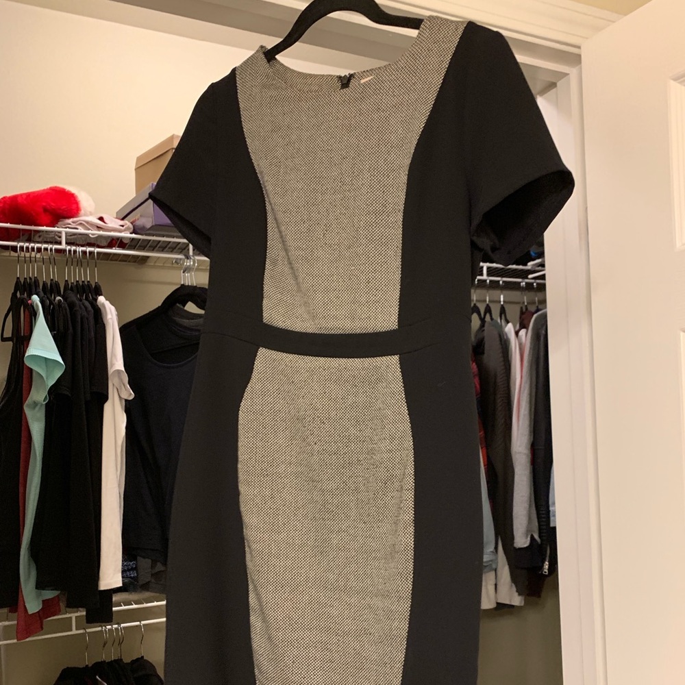 Black and gray business dress